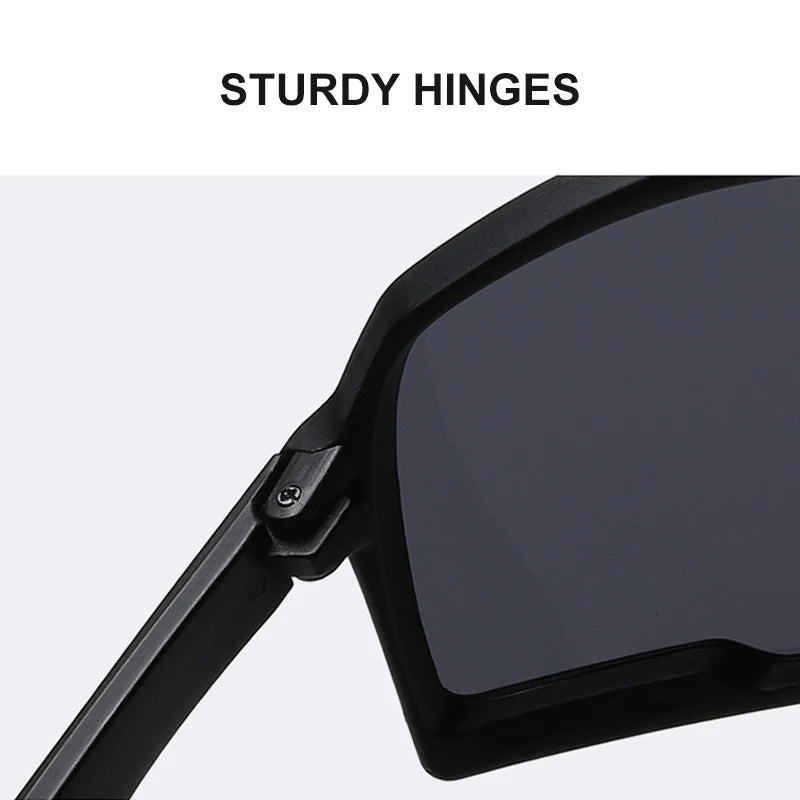 Cycling Sunglasses Outdoor Sports Large Frame Sunglasses Dazzling Reflective Mercury Sunglasses Hiking Goggles Riding Eyewear