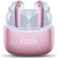 VEATOOL X15 Wireless Earbuds Bluetooth 5.3 Headphones,72H Hi-Fi Stereo Deep Bass Earphones with Noise Cancelling Mic IP7 Waterproof Sport Headset with LED Power Display for Laptop Pad Phones