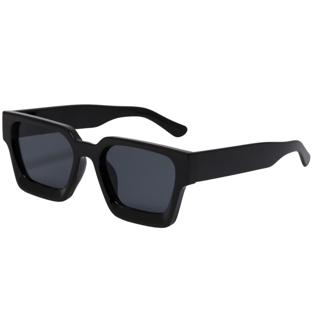 Retro Square Frame Sunglasses for Women Men Fashion Chunky Rectangle Sun Glasses