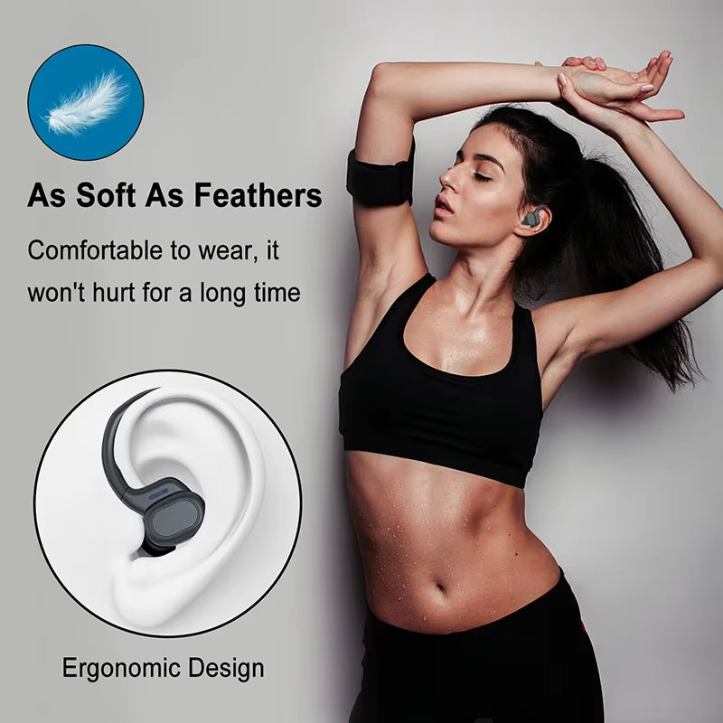 Sports Wireless Earphones BT over Ear Buds with Earhooks Sports Earphones Running In-Ear Headphones Vv2