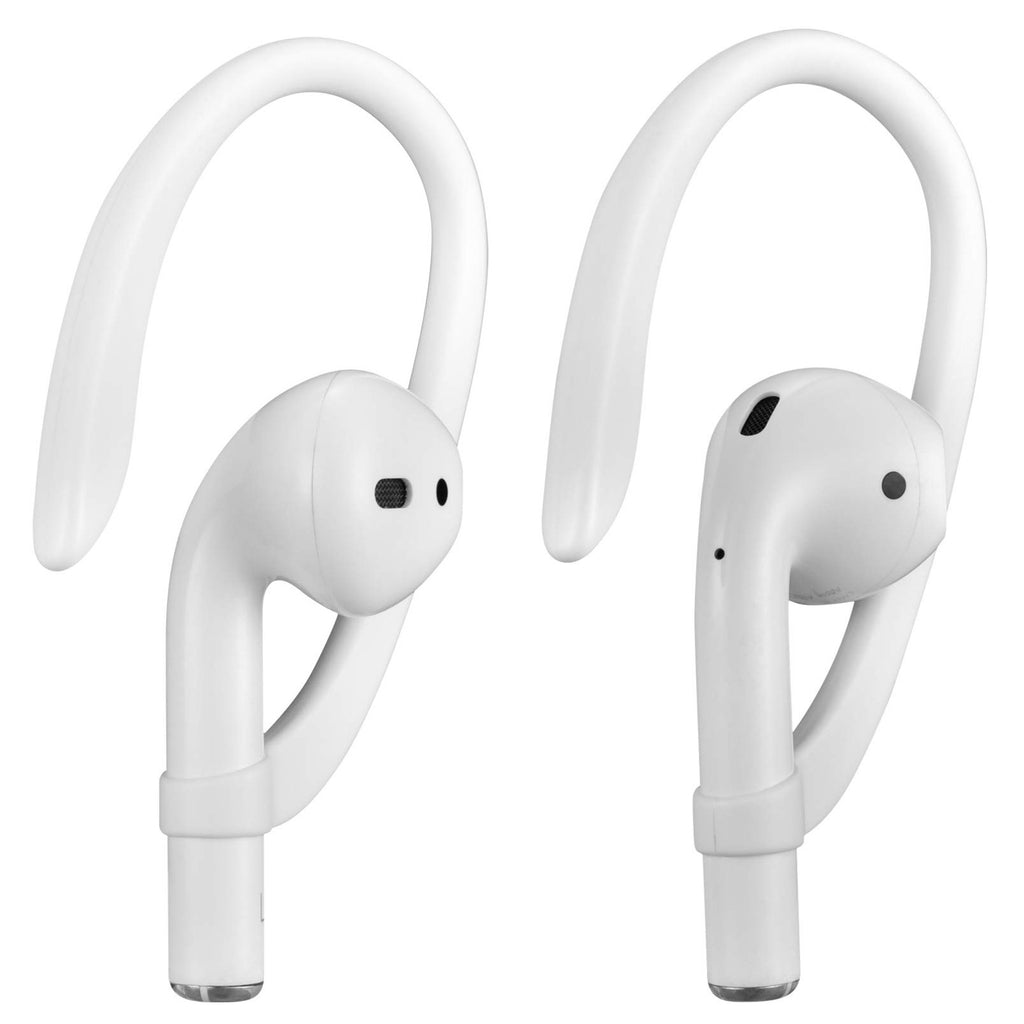 Airpods Ear Hooks for 1, 2, 3, 4, Pro & Pro 2 - Sports Accessories - White