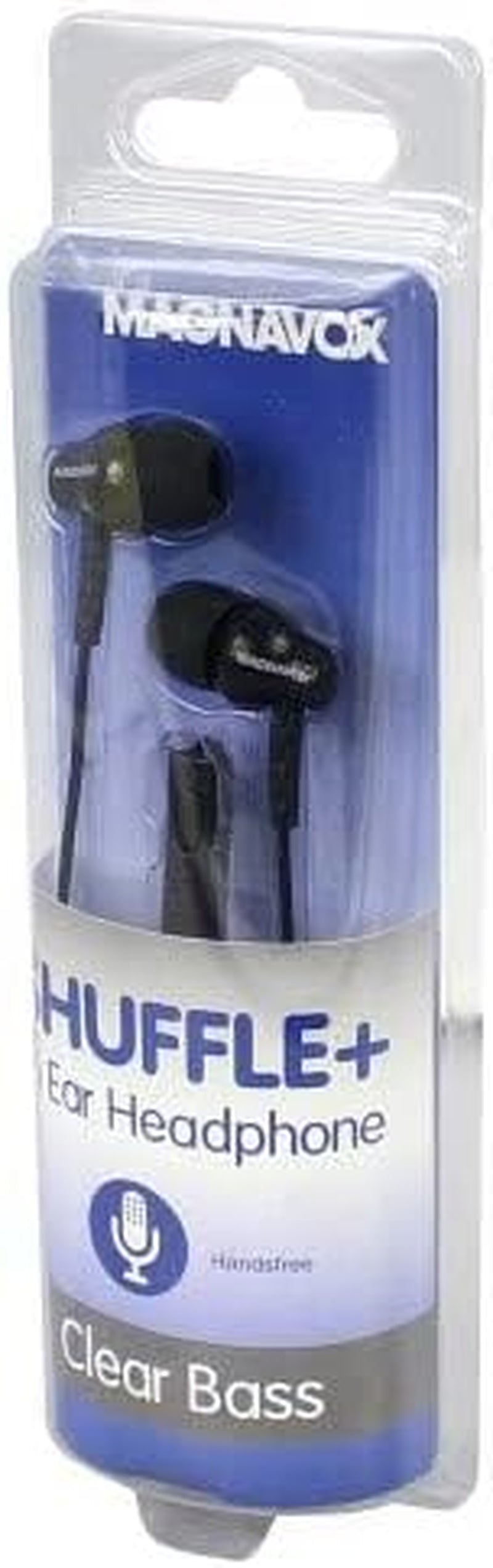 MHP4851-BK Ear Buds with Microphone in Black | Available in Pink, Black, & White | Ear Buds Wired with Microphone | Extra Value Comfort Stereo Earbuds Wired | Durable Rubberized Cable |