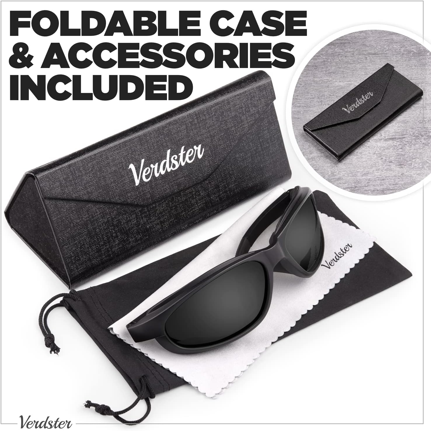 Sunglasses for Men - Sports Polarized Mens Sunglasses UV400 Protection - Comfortable Foam Padded Design - Airdam