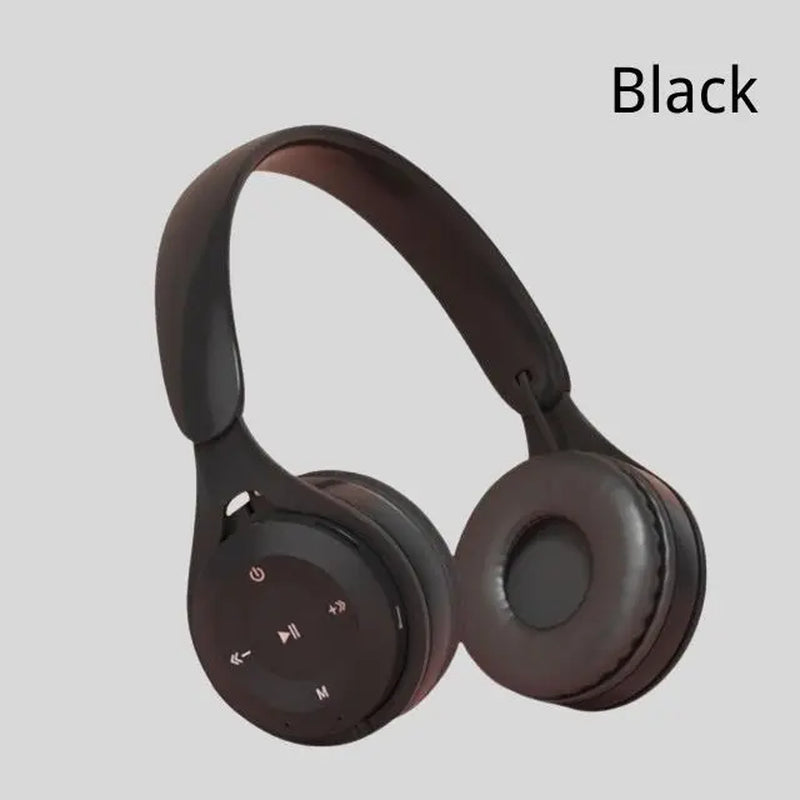 Headphones Kids Wireless Bluetooth Earphones Stereo Foldable Helmets Gaming Headsets Over-Ear Headphones for Android Ios