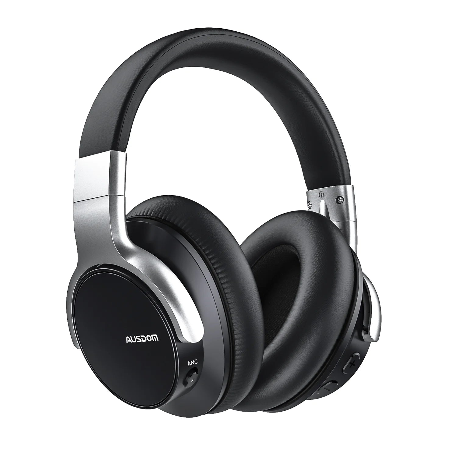 E7 Active Noise Cancelling Headphones, Wireless over Ear Bluetooth 5.0 Headsets with Mic, Black