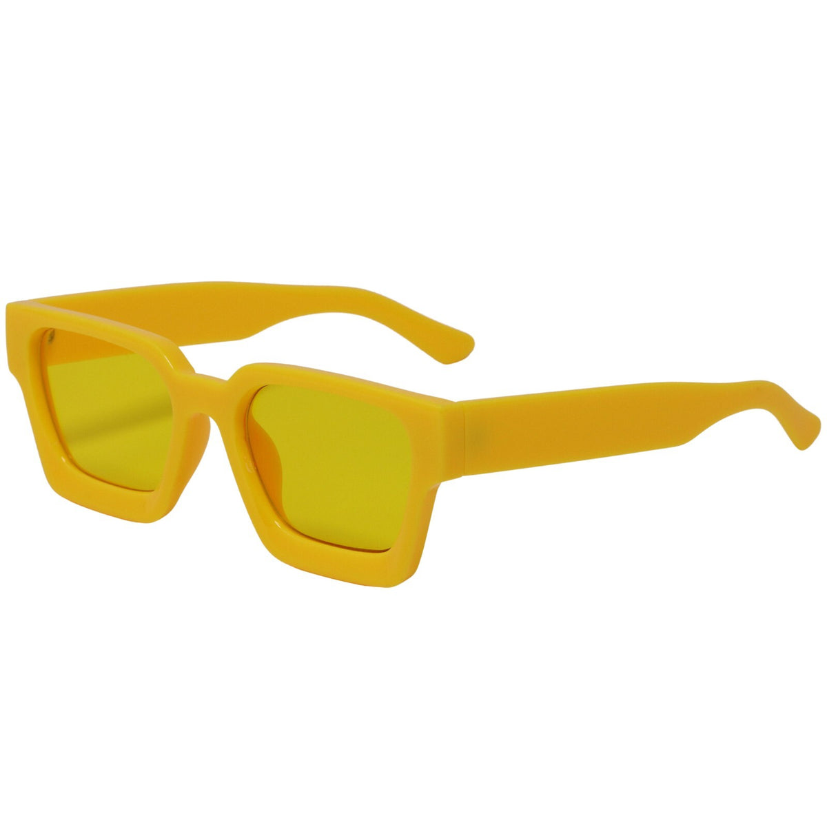 Retro Square Frame Sunglasses for Women Men Fashion Chunky Rectangle Sun Glasses