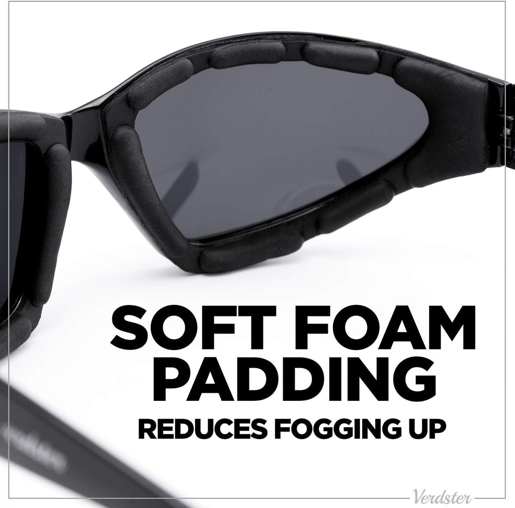 Sunglasses for Men - Sports Polarized Mens Sunglasses UV400 Protection - Comfortable Foam Padded Design - Airdam