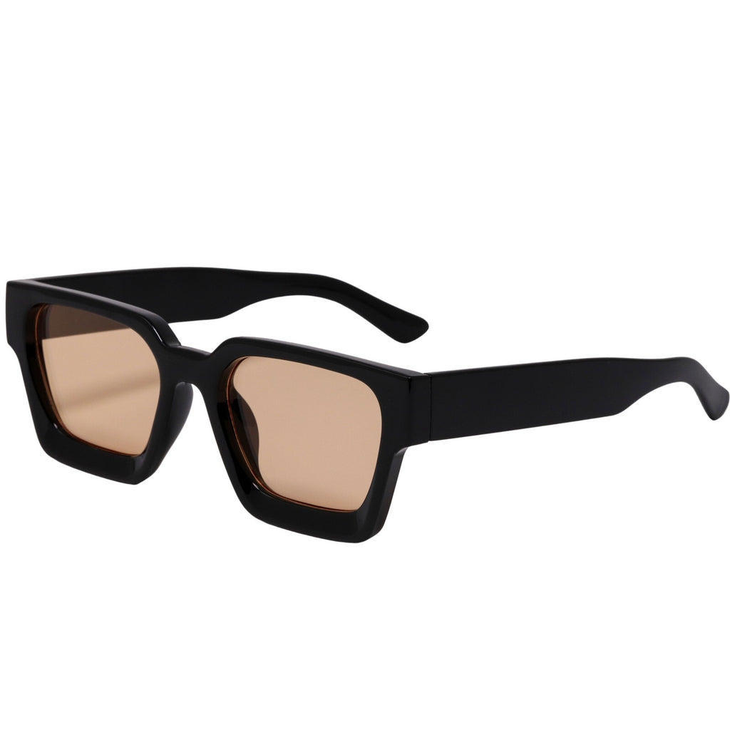 Retro Square Frame Sunglasses for Women Men Fashion Chunky Rectangle Sun Glasses