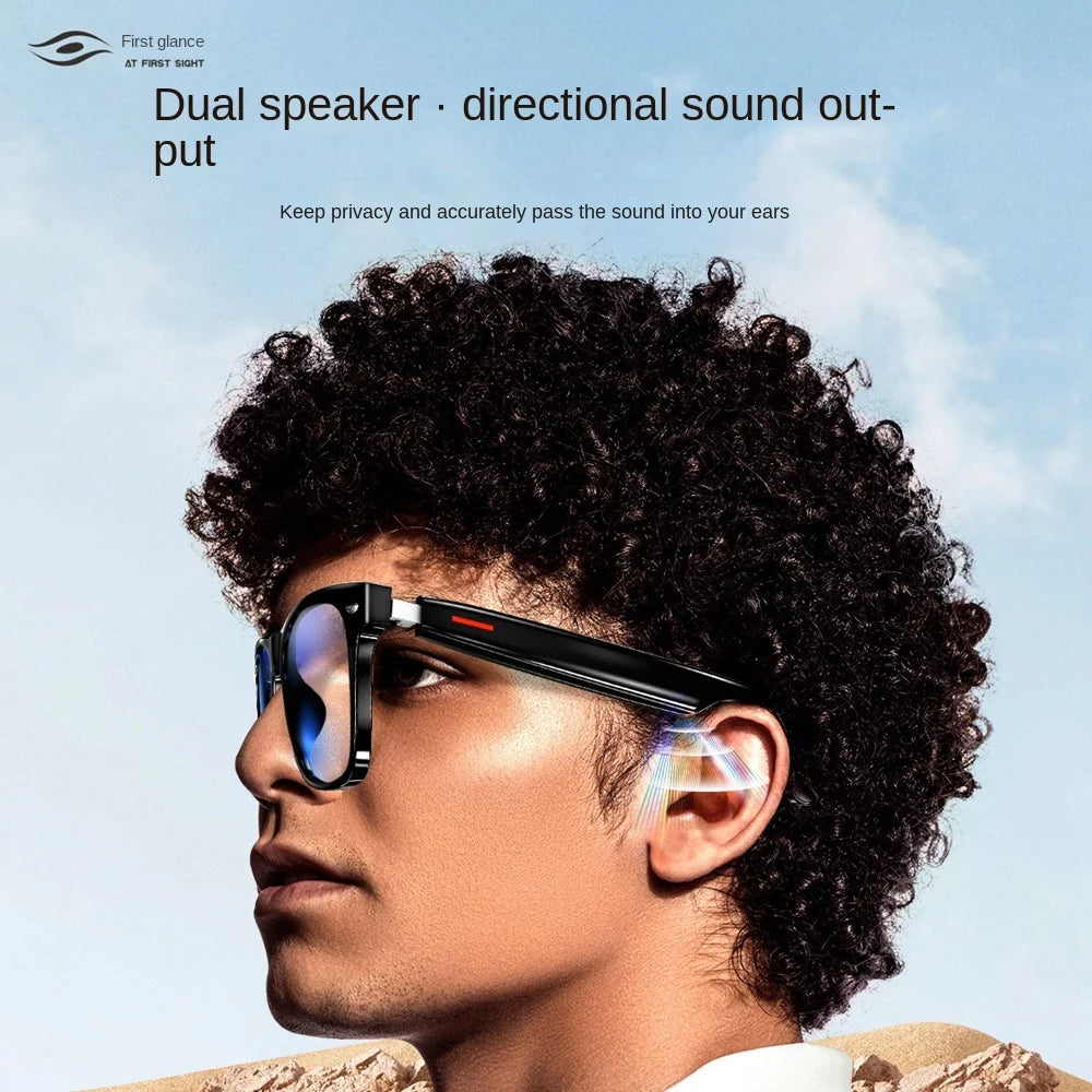 First Look DYY-E13 Full-Frame Wireless Bluetooth Headset Frame Sunglasses Sunglasses Voice Interchangeable Lenses