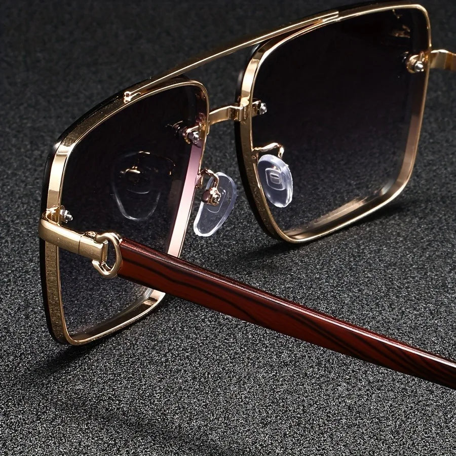 Cavaro | Shades – Vintage Metal Frame Sunglasses with UV Protection