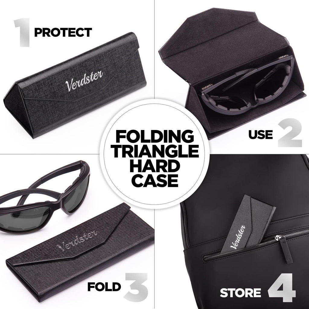 Sunglasses for Men - Sports Polarized Mens Sunglasses UV400 Protection - Comfortable Foam Padded Design - Airdam