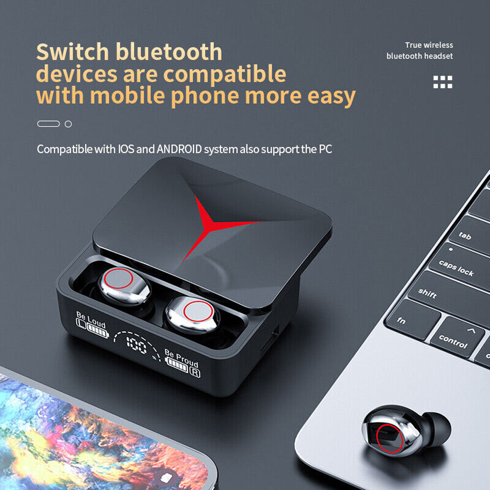 Wireless Bluetooth In-Ear Headphones Bluetooth 5.3 Earbuds Earphones Headsets US